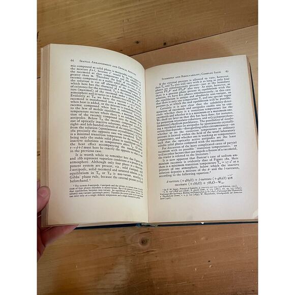 Vintage 1930 Optical Activity Measurements Book Jaeger - Picture 7 of 7